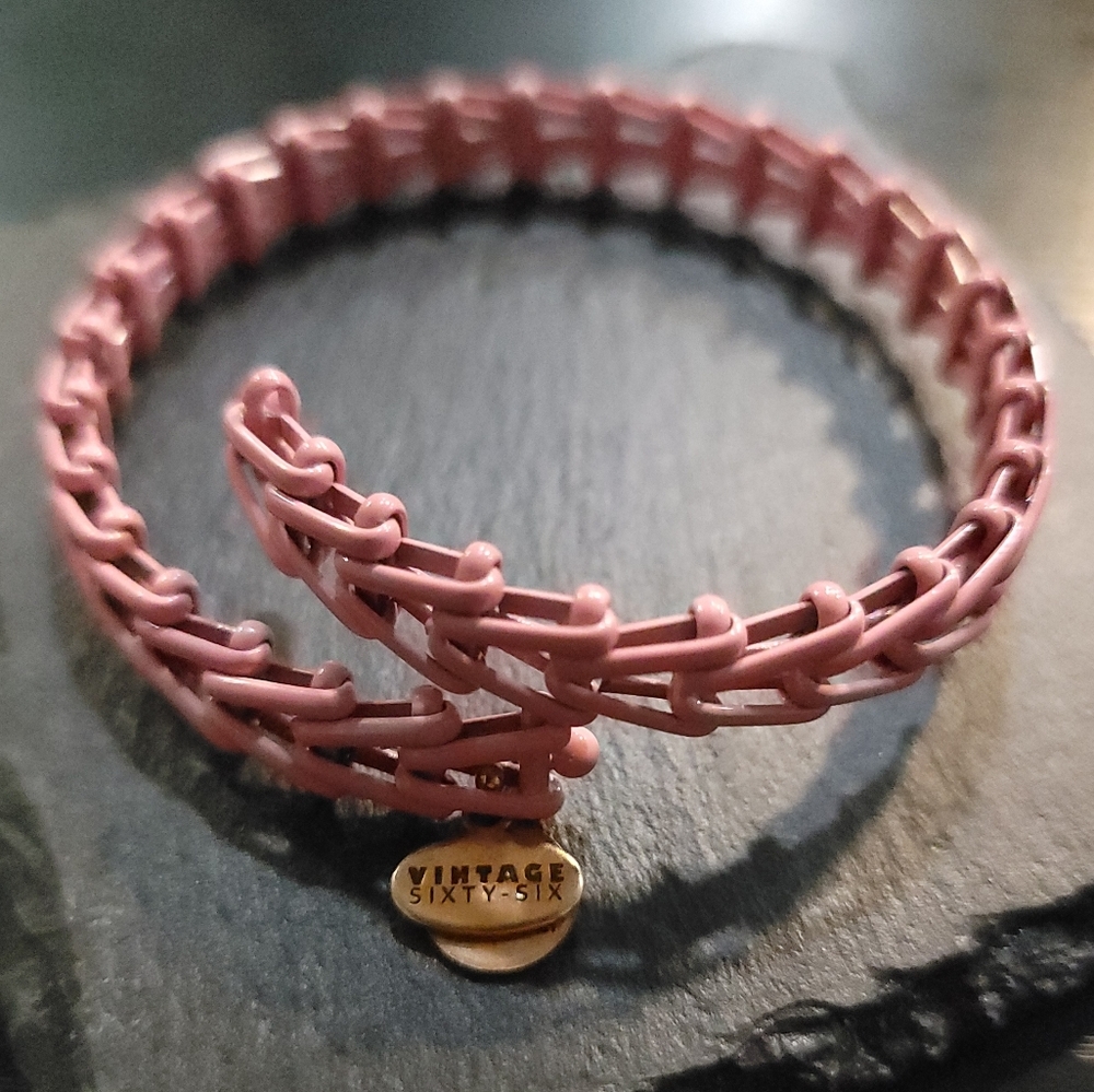 Alex and Ani Pink Gypsy 66 Wrap Peony Bracelet